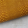 Synthetic Crocodile Skin Stretched PU Shoe Upper Leather